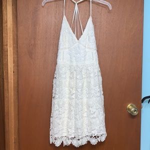 White Lace Sun Dress